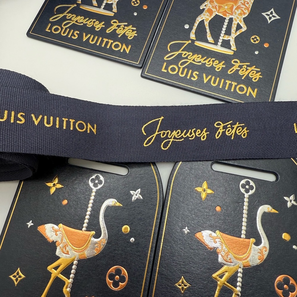 New! Louis Vuitton limited edition holiday LV tag and ribbon - Picture 6 of 6